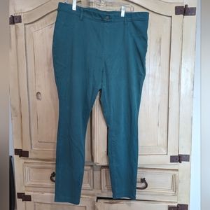 Time and Tru Teal Green Jeggings Women's Plus Size XXL (20)